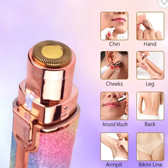 Depiladora Facial & Perfiladora de Cejas 2 en 1